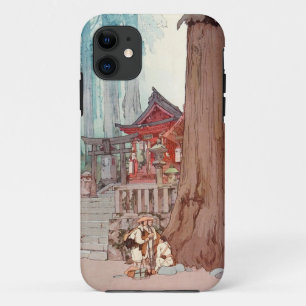 Capa Para iPhone 11 Arte clássica japonesa oriental legal do santuár