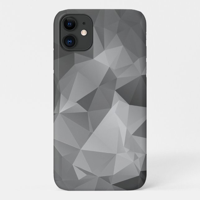 Capa Para iPhone 11 Arte da Abstrato de na moda Cinza (Verso)