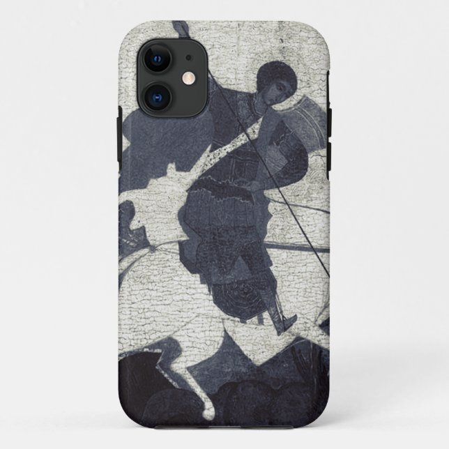 Capa Para iPhone 11 Arte de Ícone Ortodoxo Oriental de São Jorge, o Vi (Verso)