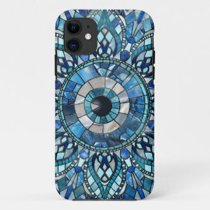 Capa Para iPhone 11 Arte de Mandala Mosaica Amuleta mau