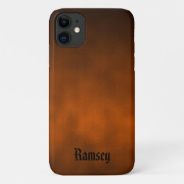 Capa Para iPhone 11 Arte de Ombre Gótica Personalizada para Cor do Hal