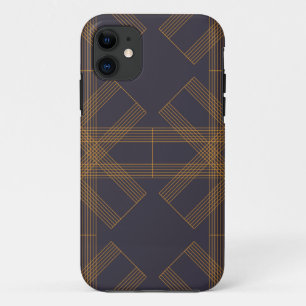 Capa Para iPhone 11 Arte de padrão dinâmica, moderna, legal, de linh