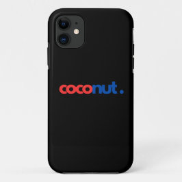 Capa Para iPhone 11 Arte de Tipografia de Coco Colorido