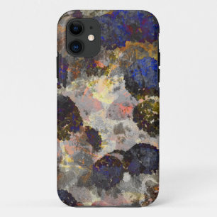Capa Para iPhone 11 Arte digital de fundo do padrão floral/floral