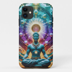 Capa Para iPhone 11 Arte Espiritual Sagrada Mandala