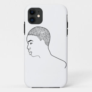 Capa Para iPhone 11 Arte feminina negra