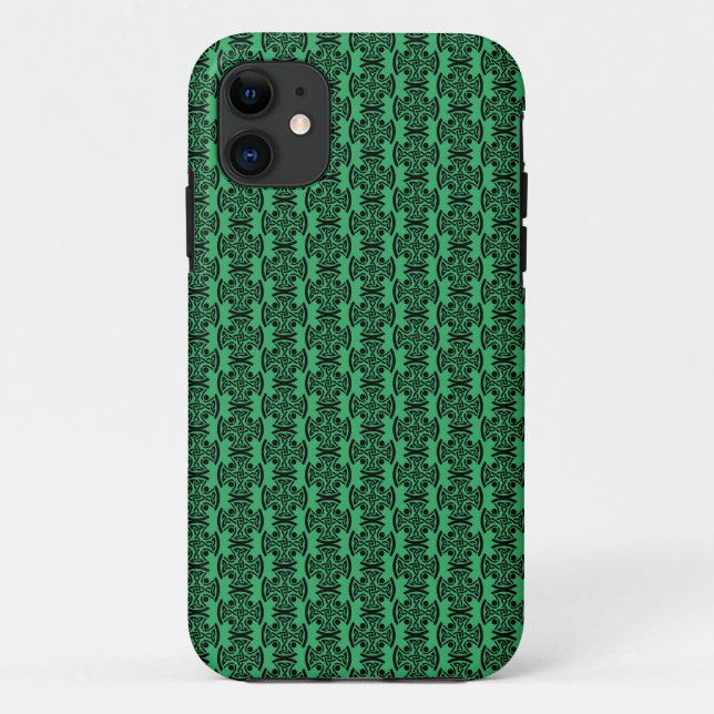 Capa Para iPhone 11 Arte Fina Cruz Celta Antiga com Entrelaçamento (Verso)