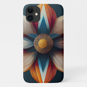Capa Para iPhone 11 Arte Floral Moderna Elegante Botânica com Estilo