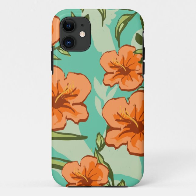 CAPA PARA iPhone 11 ARTE HAWAIANA (Verso)