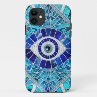 Capa Para iPhone 11 Arte Mosaica Amuleta mau