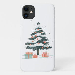 Capa Para iPhone 11 árvore de Natal