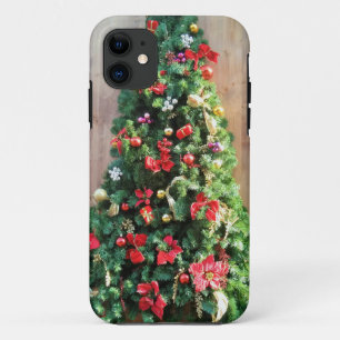 Capa Para iPhone 11 Árvore de Natal decorada
