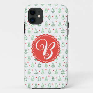 Capa Para iPhone 11 Árvore de Natal Personalizada Bonita