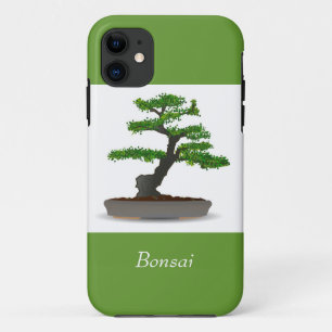 Capa Para iPhone 11 Árvore diminuta japonesa dos bonsais com pontos d
