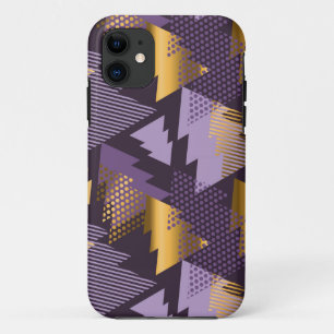 Capa Para iPhone 11 árvores de natal roxas