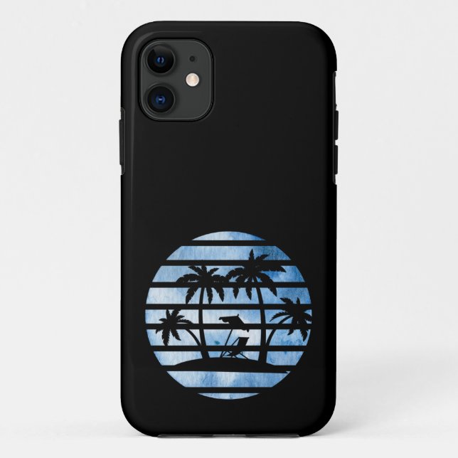 CAPA PARA iPhone 11 ÁRVORES PALM (Verso)