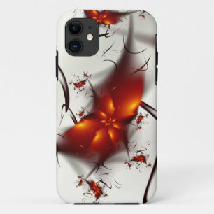 Capa Para iPhone 11 As flores & as cinzas do fogo abstraem o Fractal