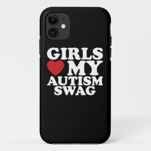 Capa Para iPhone 11 As Meninas Adoram O Meu Autismo, Trocam O Coração
