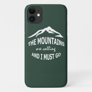 Capa Para iPhone 11 As Montanhas Estão Chamando Floresta Verde