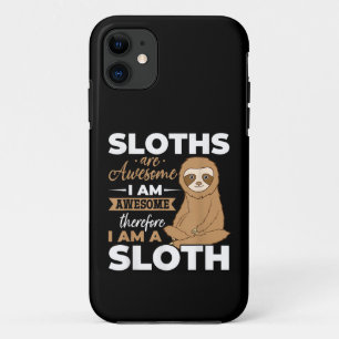 Capa Para iPhone 11 As preguiças dos animais são incríveis