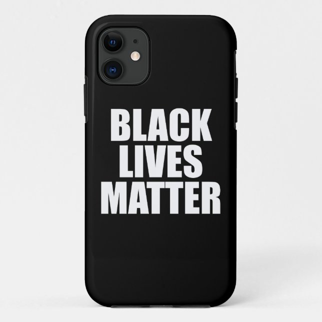 Capa Para iPhone 11 As Vidas Negras Importam (Verso)
