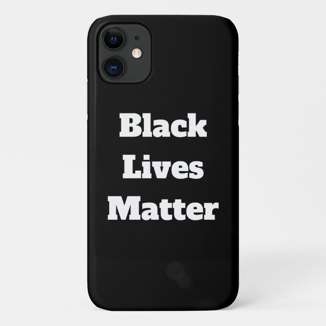 Capa Para iPhone 11 As Vidas Negras Importam (Verso)
