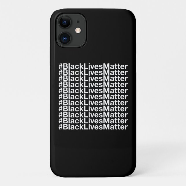 Capa Para iPhone 11 As Vidas Negras Importam (Verso)