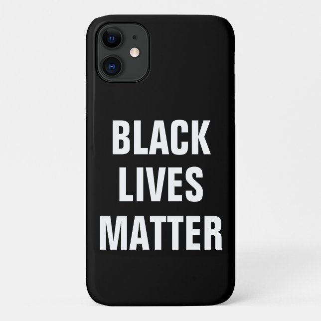 Capa Para iPhone 11 As Vidas Negras Importam (Verso)