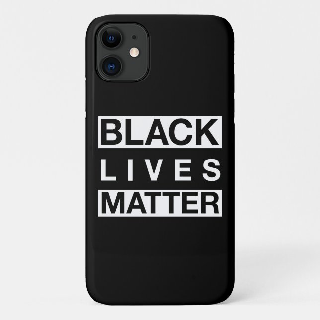 Capa Para iPhone 11 As Vidas Negras Importam (Verso)