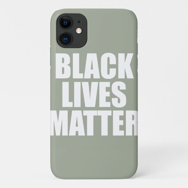 Capa Para iPhone 11 As Vidas Negras Importam (Verso)