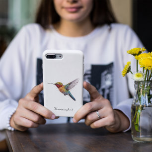 Capa Para iPhone 11 Asas Arco-Íris: Arte de Hummingbird vibrante, pers