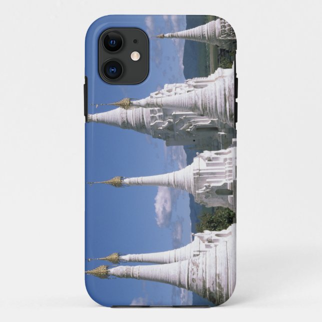 Capa Para iPhone 11 Ásia, Mianmar, Lago Inle. Pagodes. 2 (Verso)