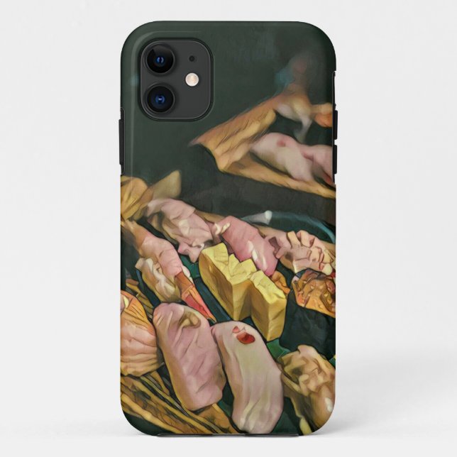 Capa Para iPhone 11 Asian food sushi lover (Verso)