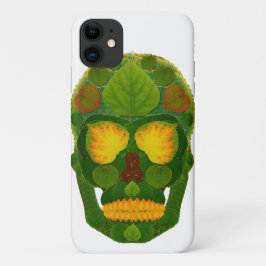 Capa Para iPhone 11 Aspen Leaf Skull 9