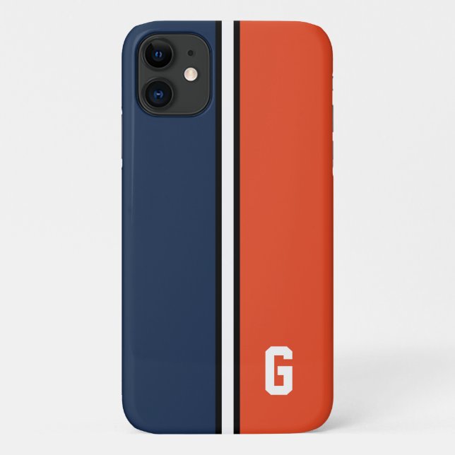Capa Para iPhone 11 Assinatura de Cores da Faculdade (Verso)