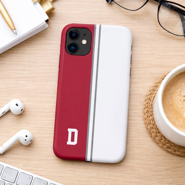 Capa Para iPhone 11 Assinatura de Cores da Faculdade (Criador carregado)