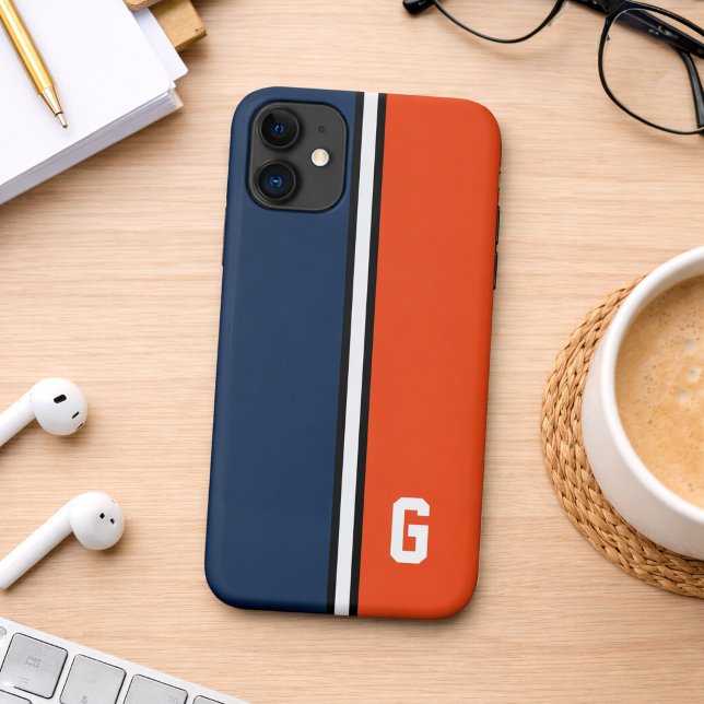 Capa Para iPhone 11 Assinatura de Cores de Faculdade (Criador carregado)