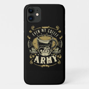 Capa Para iPhone 11 Até Meu Café É Mais Forte Que o Exército
