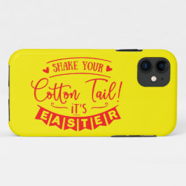 Capa Para iPhone 11 ATIRE A CAUDA DE ALGODÃO, É presente de PÁSCOA