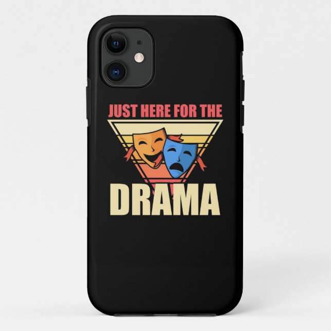 Capa Para iPhone 11 Ator Aqui Para O Drama (Verso)