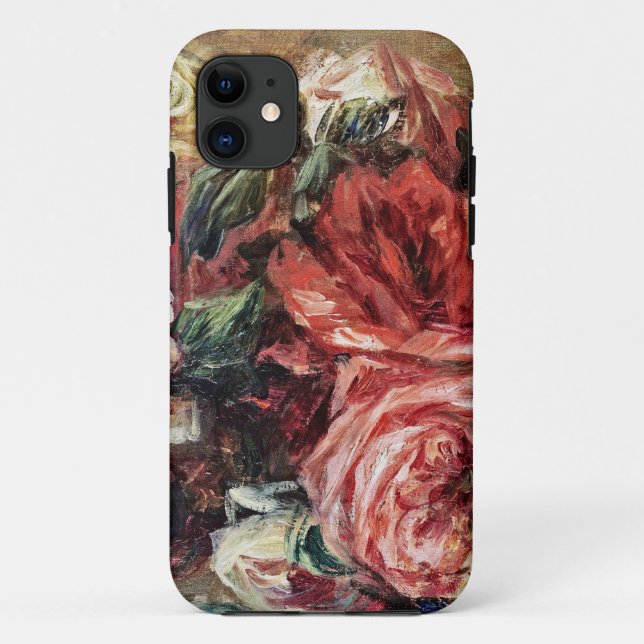 Capa Para iPhone 11 Auguste Renoir - Rosas descartados (Verso)