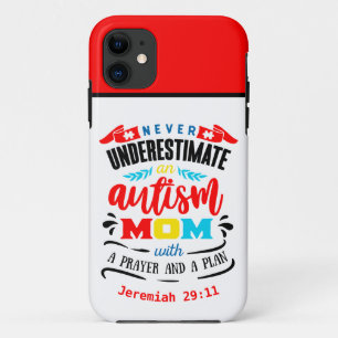 Capa Para iPhone 11 Autismo Mãe - Caso Difícil do Apple iPhone 11