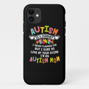 Capa Para iPhone 11 Autismo Mãe Correspondendo Presentes De Consciên
