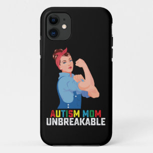 Capa Para iPhone 11 Autismo Mãe Uma Família Autista Orgulhosa E Insepa
