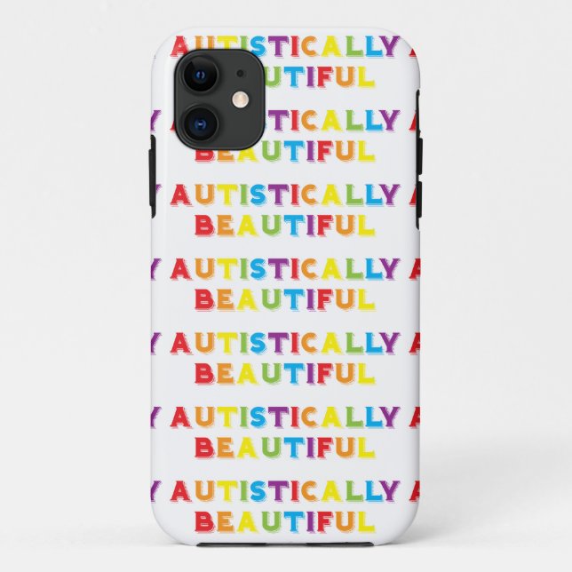 Capa Para iPhone 11 Autisticamente Bonita (Verso)