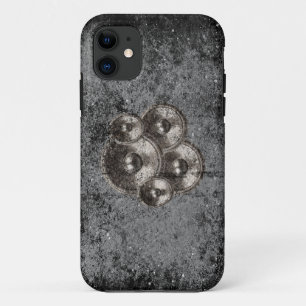 Capa Para iPhone 11 Auto-falantes de música em um muro de concreto