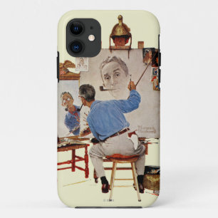 Capa Para iPhone 11 Auto-Retrato triplo