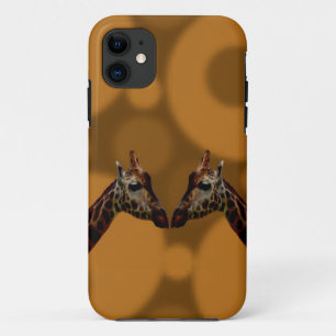 Capa Para iPhone 11 Autoreflexão Girafa,