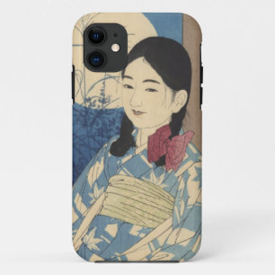Capa Para iPhone 11 Autumn Child and Full Moon