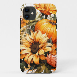 Capa Para iPhone 11 Autumn Falling Deixa Pumpkin